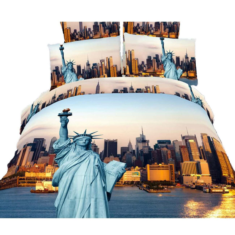 Modern & Contemporary Cotton Duvet Cover, King Duvet Cover + 5 Additional Pieces