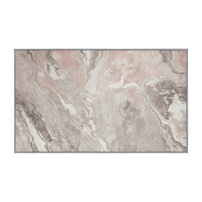 Machine Washable Gray Area Rug