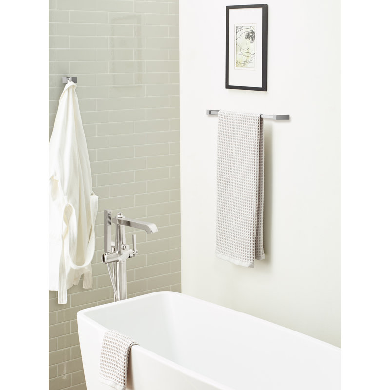 Monument Wall Mounted Towel Bar, Champagne Bronze, 8.88" H x 8.88" W x 2.75" D