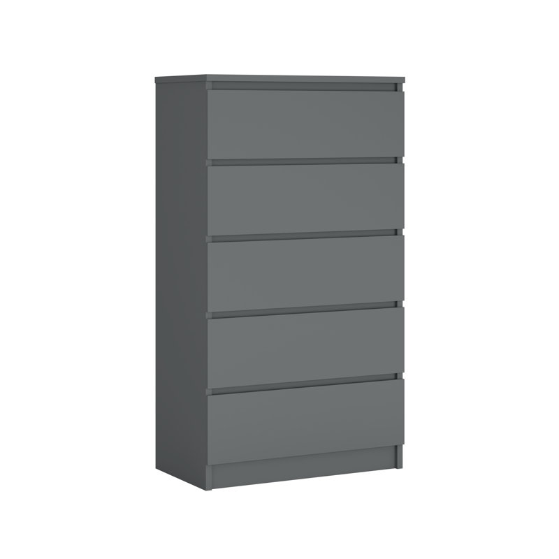 Demi 70cm W 5 - Drawer Chest of Drawers, Anthracite