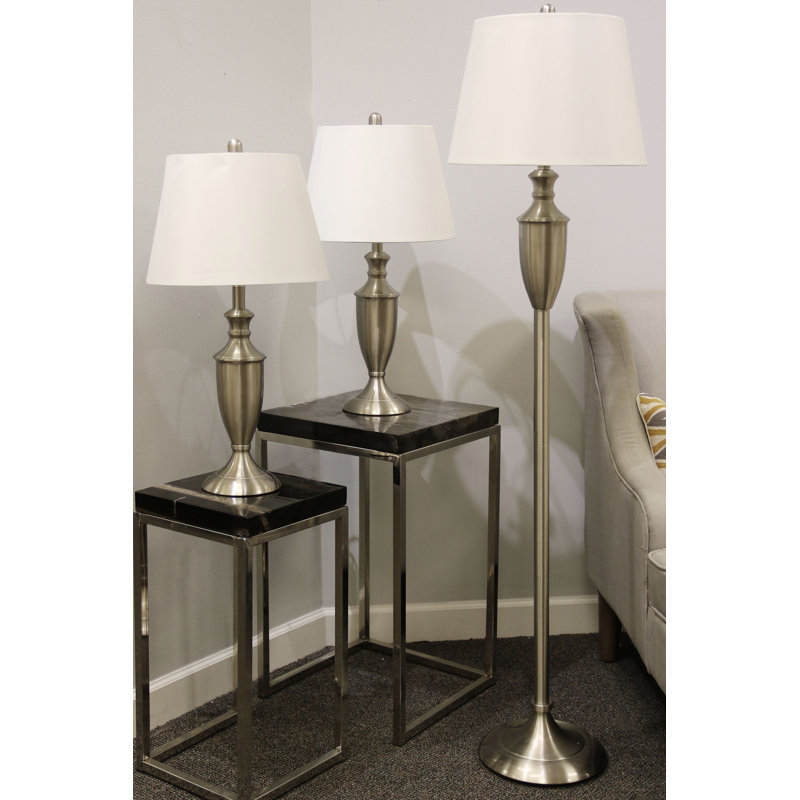 Tipler Floor and Table Lamp Set