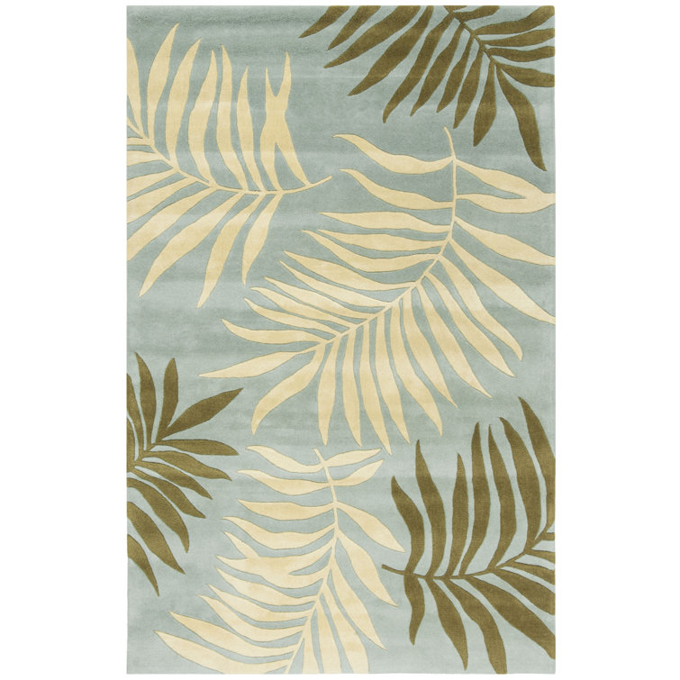 Luckey Hand Tufted Wool Floral Rug