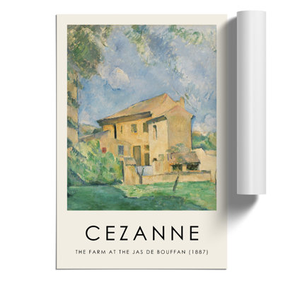 Farm At The Jas De Bouffan by Paul Cezanne - No Frame Painting