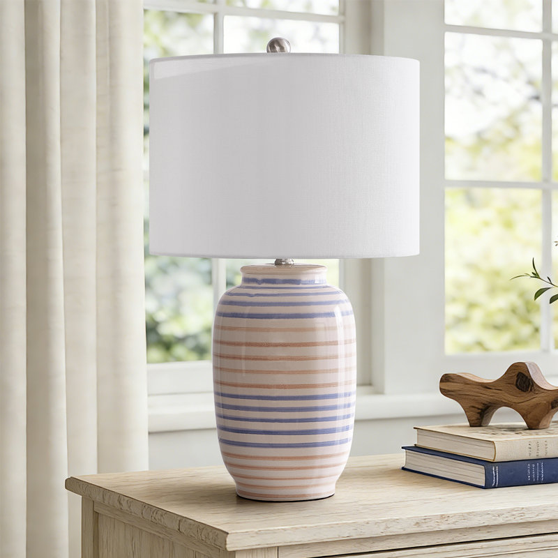 Lampe de table 25 po Carmeletta, Beige