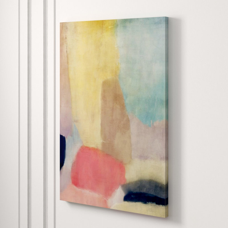 Cheerful Memory Painting by Michelle Bennett, 45" H x 30" W, Glass Coat