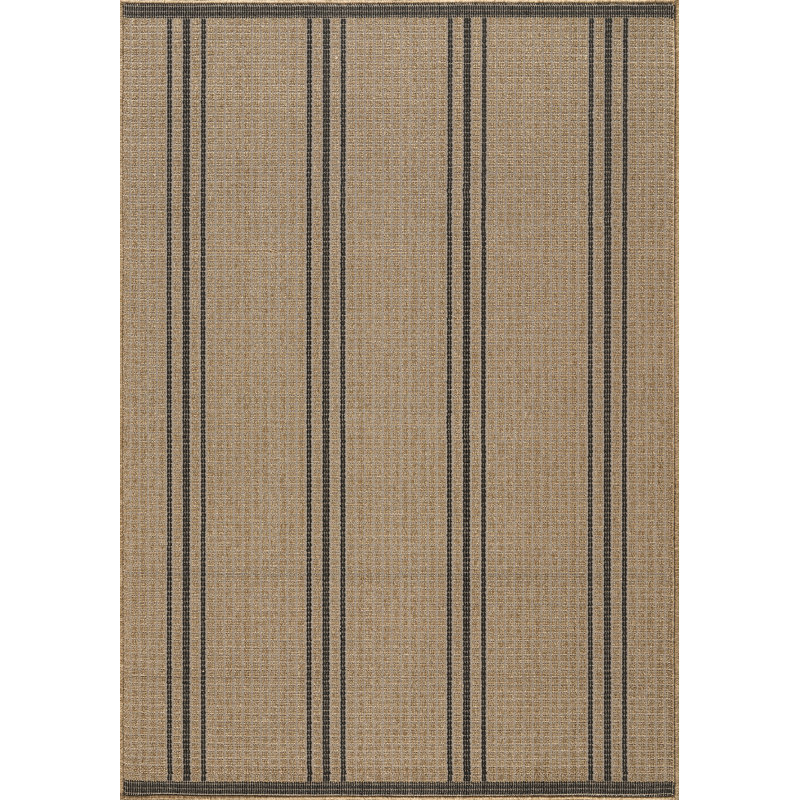 Tapis d'intérieur à rayures Abani Rugs Teagon SAG120A, 5 pi 3 po x 7 pi 7 po