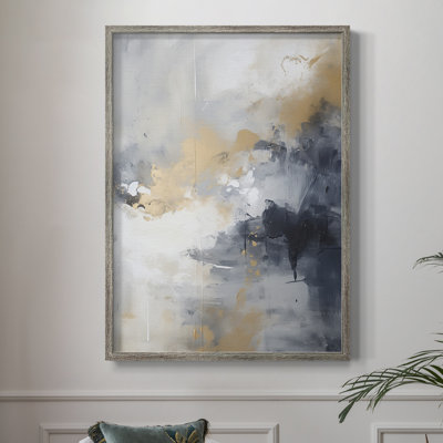 Reproduction encadrée FLORAL Series CECLVI - bois massif