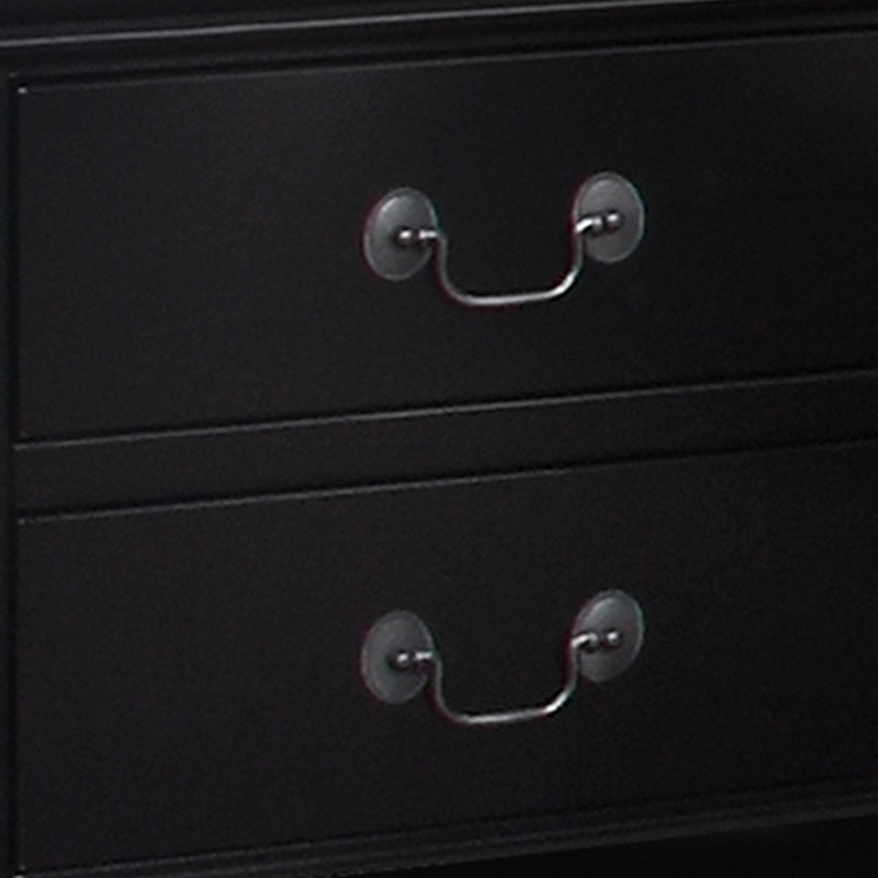 Annicia 23'' W Nightstand, Black