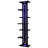Modern RGB Wall-Mounted 7-Tier Floating Shelf-2006843304