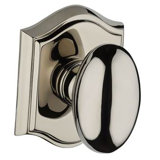 Ellipse Passage Door Knob with Traditional Arch Rose