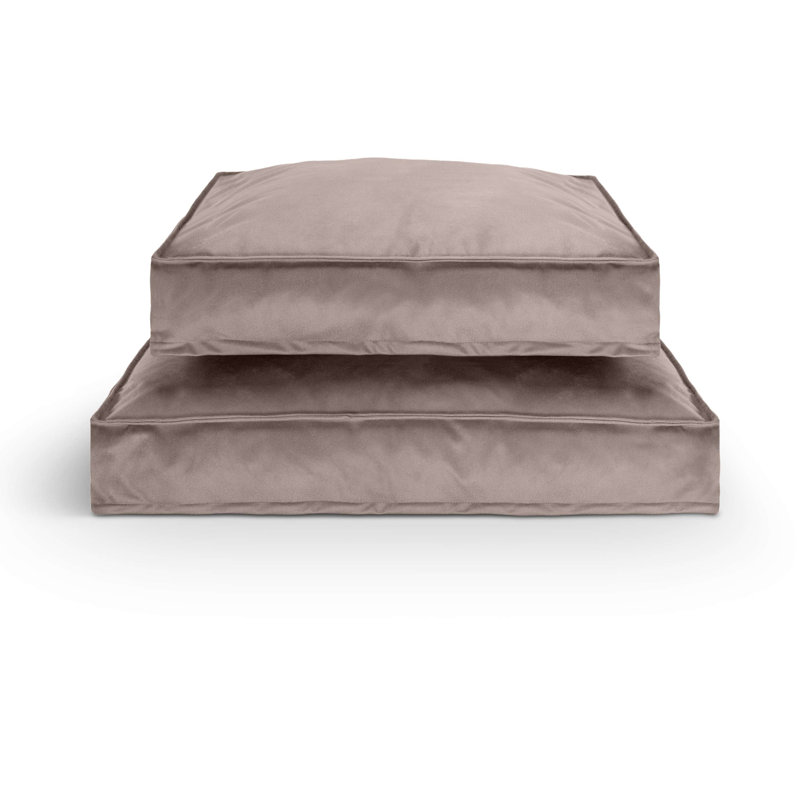 Nairne Polyester Pet Bed, Grey/Brown/Blue, 20cm H x 75cm W x 60cm D