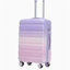 20 po / 24 po / 28 po 3 pièces / ensemble dans une valise à roulettes pivotantes pour PC, valise de transport, avec dégradé de couleurs et serrure à combinaison (rose et mauve)