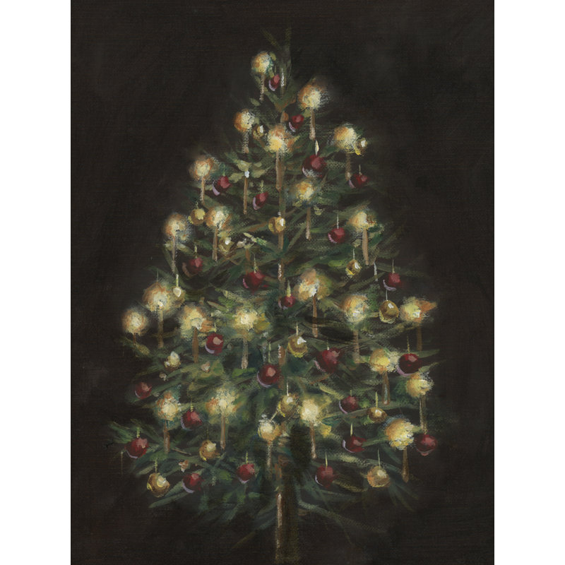 Dimly Lit Christmas I 1 Piece Wrapped Canvas Wall Art, 30 cm H x 20 cm W