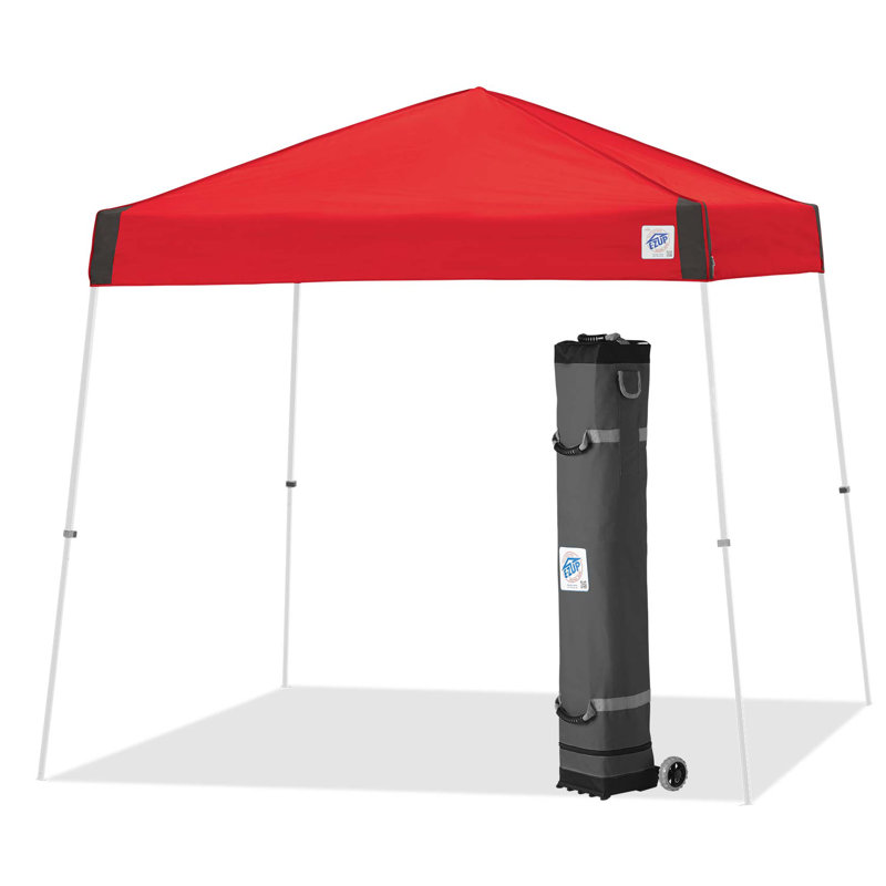 Red 12' x 12' Steel Frame Instant Shelter Canopy