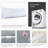 Linen-look Textured Triangular Headboard Back Support Wedge Reading Pillow for Bed Rest-57930824
