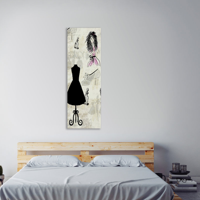 Fashion-ista 1 by Kimberly Allen - Wrapped Canvas Panoramic Print, 91 cm H x 30 cm W x 4 cm D