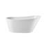 Baignoire autoportante ergonomique en acrylique de qualité spa