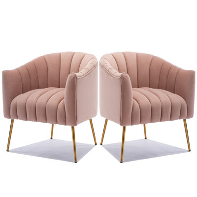 Murrow Velvet Accent Chair