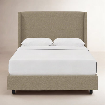 Tilly Upholstered Wingback Bed