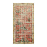 One-of-a-Kind 3’x6’1” Hand Knotted Area Rug