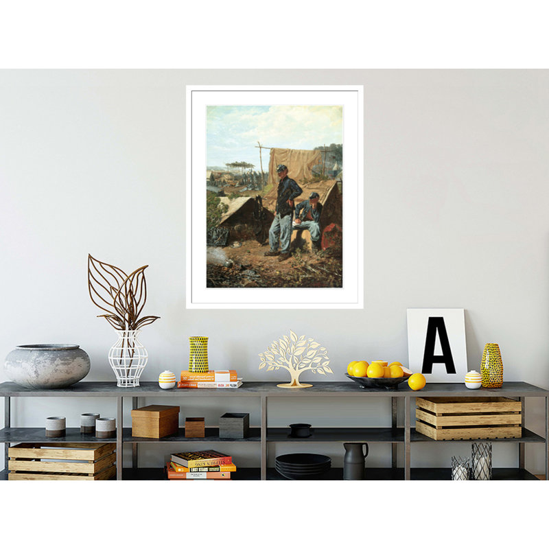 «Home Sweet Home» par Winslow Homer, impression giclée encadrée, H 41,5 po x l 32,91 po