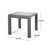 Algona Square Metal Outdoor Side Table , 20'' in. W 20'' in. D-623112237