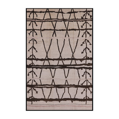 Tapis brun / gris Nyasia Southwestern