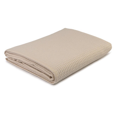 John Cotton Blend Solid Colour Bedspread