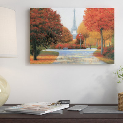 " Autumn In Paris Couple " by James Wiens