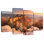 Scène de coucher de soleil d'Alvord Grand Canyon
