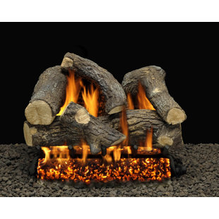 Vented Gas Logs With Remote | Wayfair