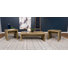 Ensemble de table basse et de table de bout Lynette 3 pièces Mango