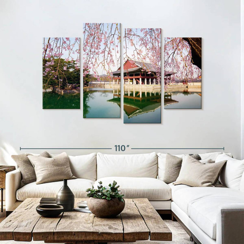 Lilie Gyeongbokgung Palace, 54" H x 84" W