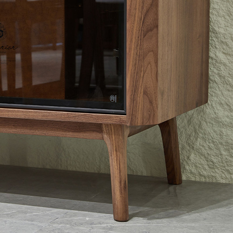Armoire latérale entièrement en bois massif