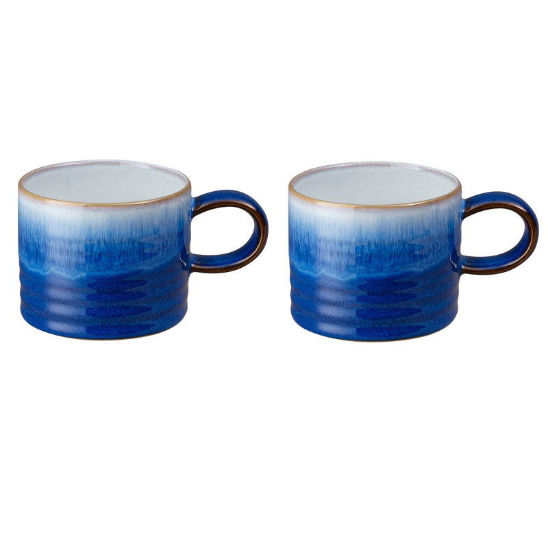 Denby Blue Haze Small Mugs, Set of 2