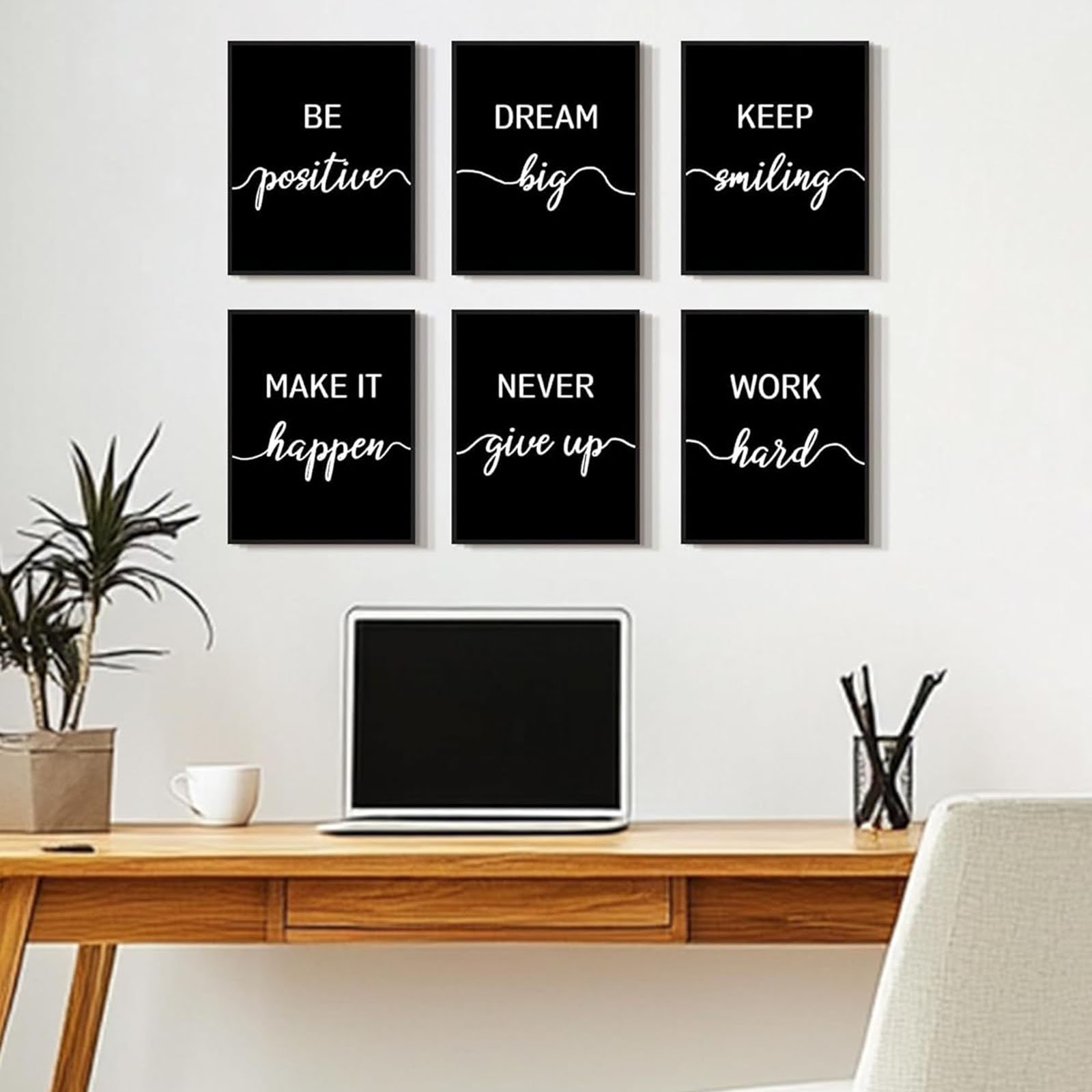 Red Barrel Studio® Inspirational Office Wall Decor Motivational Quotes ...