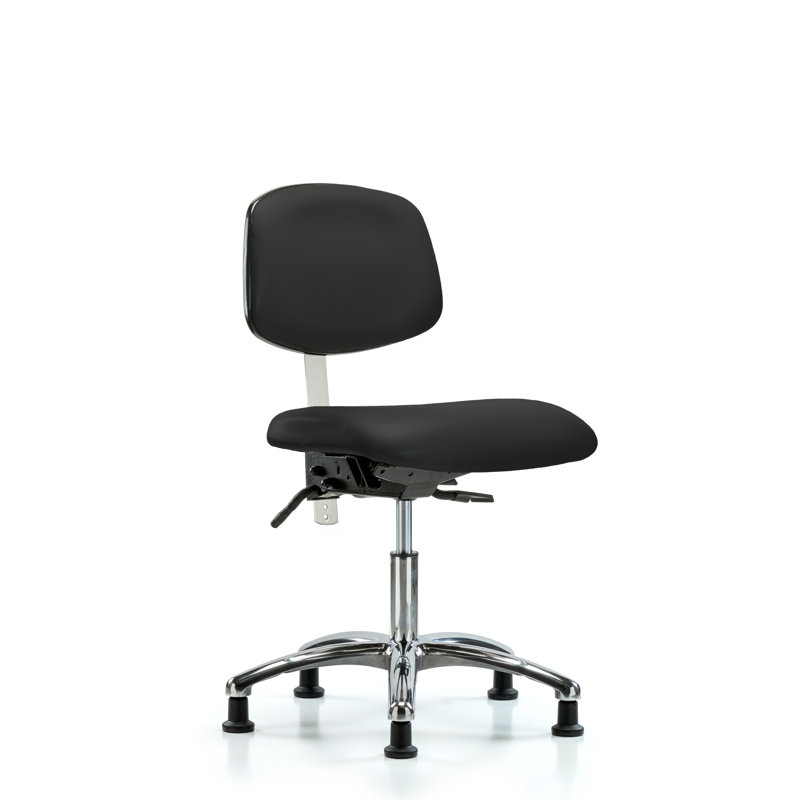 Chaise de travail Koa, Noir, Patins, Inclus