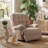 Electric Recliner Chair with 270° Swivel Base, USB & Type-C Charging, Storage Pockets-1832212003
