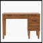 Bureau d'ordinateur 47 po, bureau rustique avec classeur 47 po