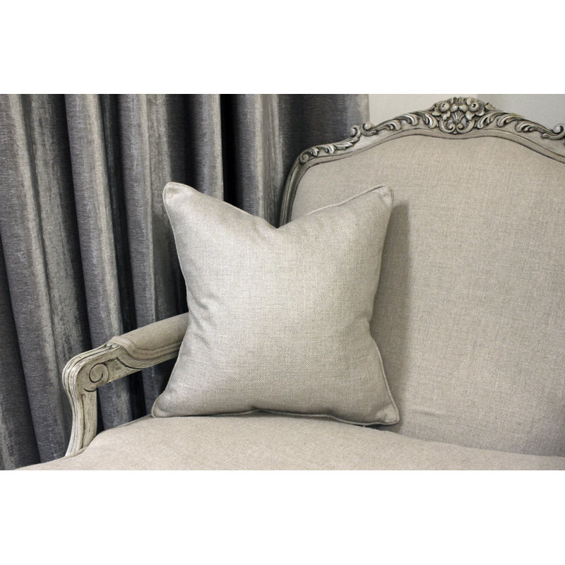 Square Cushion Cover, 55cmH x 55cmW, Ochre Yellow, Cover only