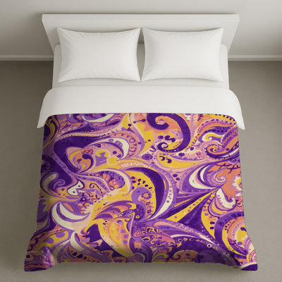 Housses de couette à motif cachemire tourbillonnant