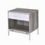 Table de chevet fonctionnelle avec tiroirs et tablette pour la chambre à coucher, idéale pour organiser les essentiels et rehausser le décor de la chambre à coucher
