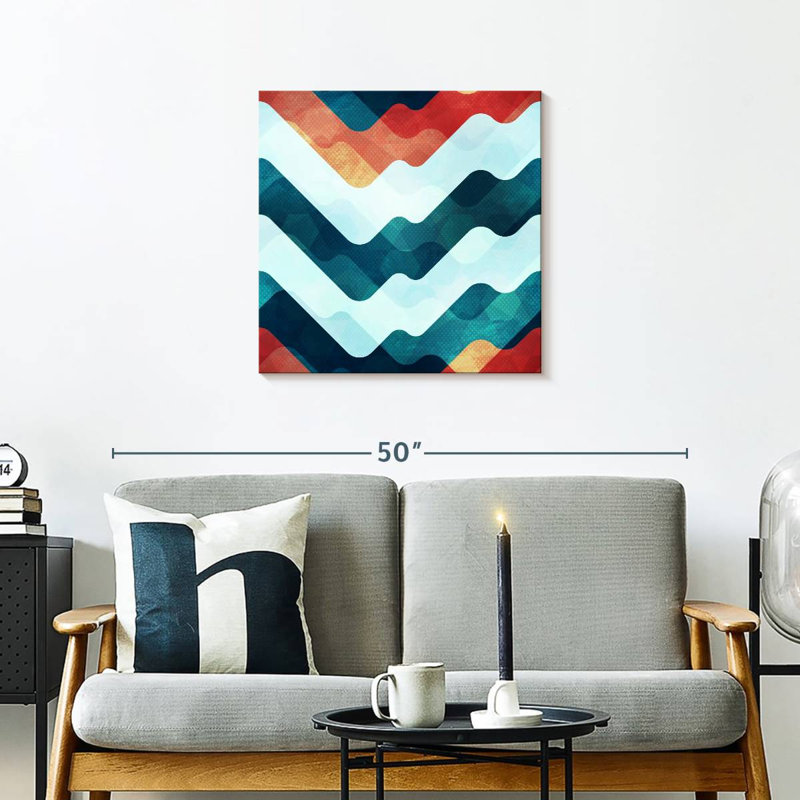 Wavy Digital Avery, 24" H x 24" W