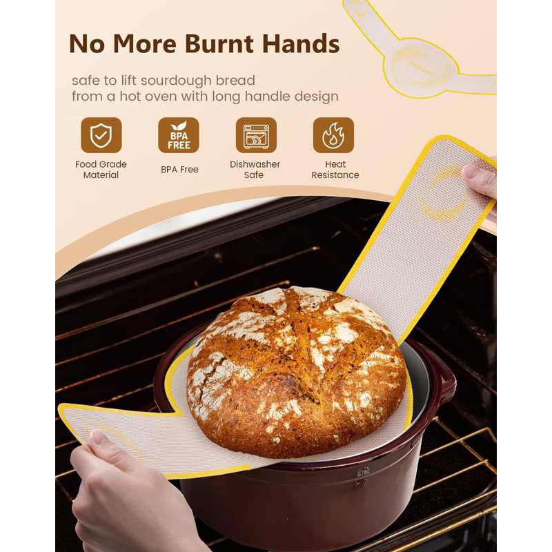 Bread Proofing Basket Set, 9 Inch Round And 10 Inch Oval Rattan Banneton Bowl With Sourdough Bread Making Tools