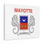 «Mayotte Country Flag» sur toile-1962516772