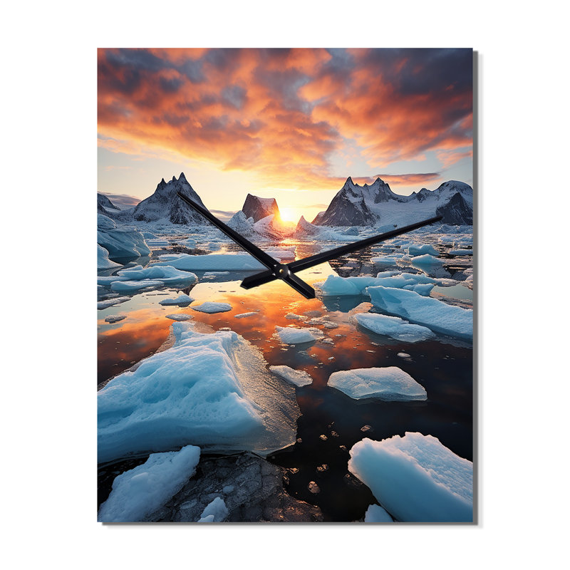 Canada Arctic Dreams - Canada Very Large Wall Clocks, 32" H x 16" W x 1" D