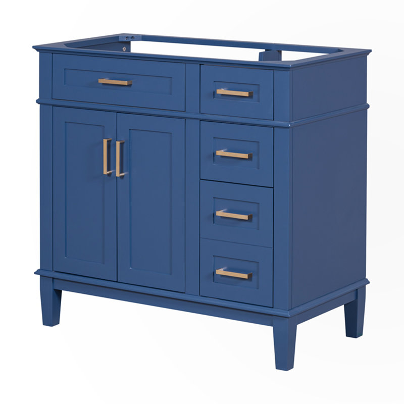Armoire d'appoint Gared, Bleu