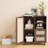 Rattan Accent Cabinet With Adjustable Shelves-961565638