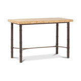San Marco - Outdoor Dining Table w/ Sandstone Top & Hand Painted Aluminum Base