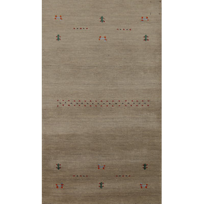 Tribal Wool Gabbeh Oriental Rug 3x5